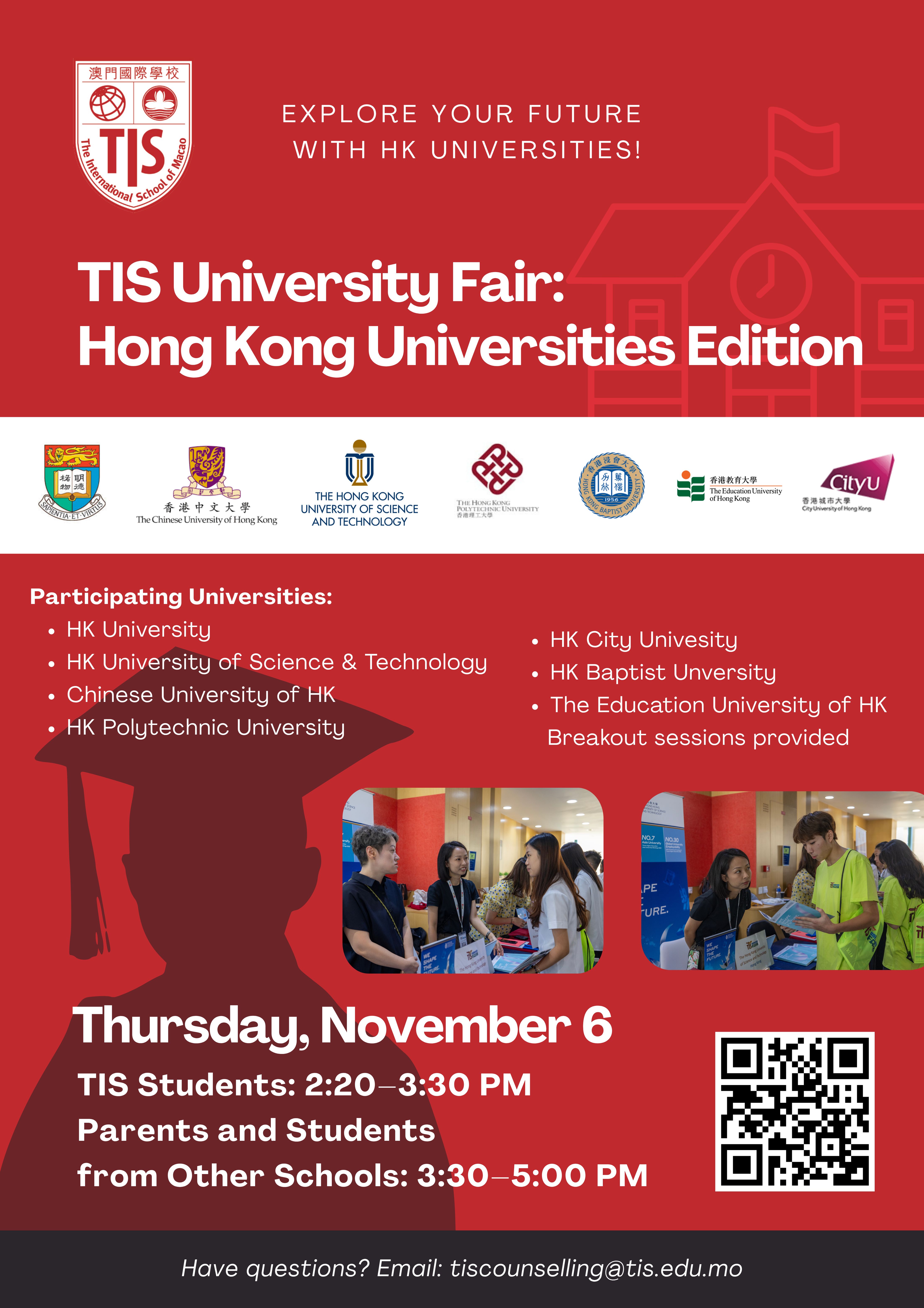 TIS University Fair: Hong Kong Universities Edition — The International ...